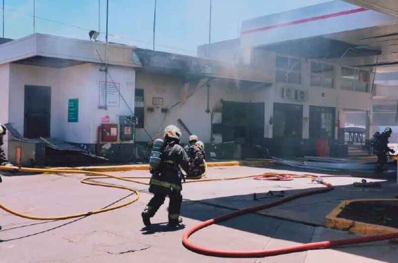 Explosión e incendio en un estación de GNC en La Paternal