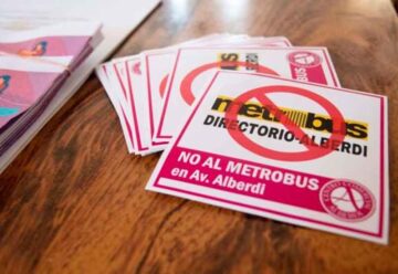 Nueva protesta contra el Metrobus Alberdi-Directorio