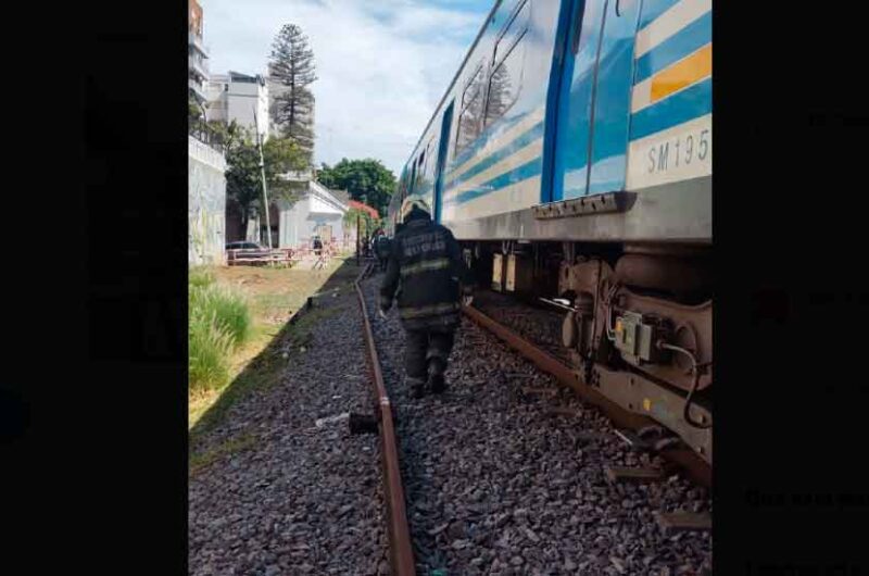 Flores: una mujer murió arrollada por el tren Sarmiento Flores: una mujer murió arrollada por el tren Sarmiento