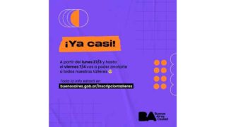 Talleres en El Espacio Cultural Marcó del Pont