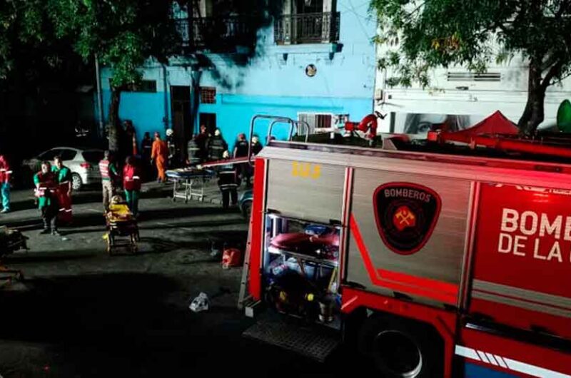 Se derrumbó una casa en el barrio de Floresta