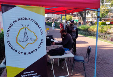 Los radioaficionados celebraron el 120° aniversario del barrio
