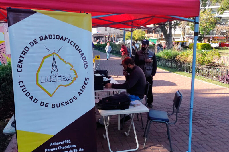 Los radioaficionados celebraron el 120° aniversario del barrio