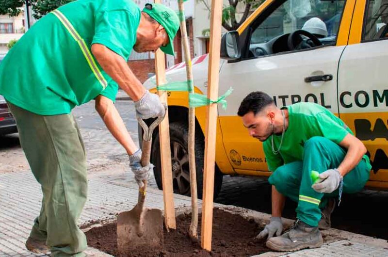 La Comuna 7 de Buenos Aires inicia la plantación de otoño