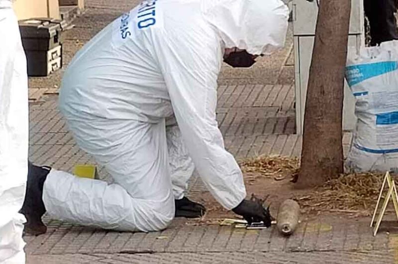 Encuentran una granada de mortero en una vereda del barrio Encuentran una granada de mortero en una vereda del barrio
