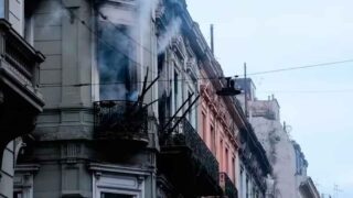 Se incendió un inquilinato del centro porteño