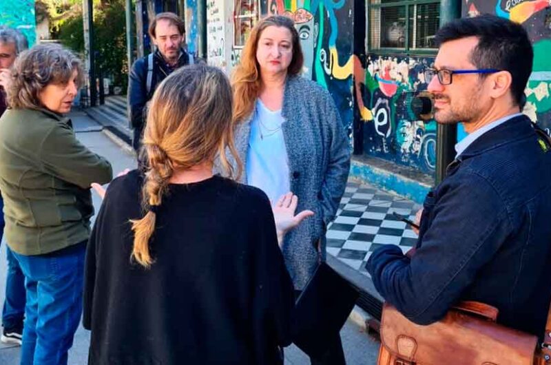 Muiños visitó el Instituto Vocacional de Arte Muiños visitó el Instituto Vocacional de Arte