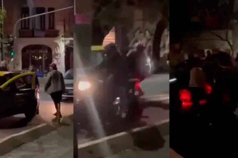 Le retienen la licencia al taxista que protagonizó una pelea Le retienen la licencia al taxista que protagonizó una pelea