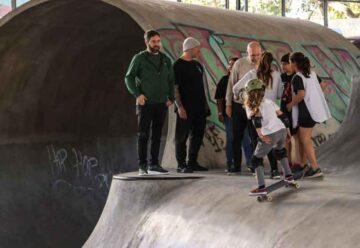 Rodríguez Larreta visitó el Parque de Skate de Villa Luro