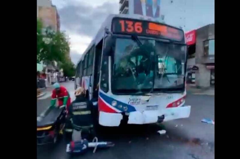 Rivadavia y Donato Álvarez: Choque entre colectivos deja heridos Rivadavia y Donato Álvarez: Choque entre colectivos deja heridos