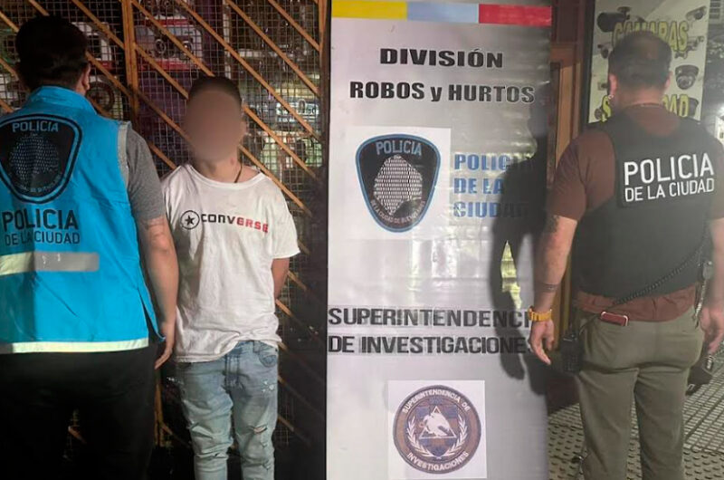 Dos detenidos por el arrebato de un teléfono celular