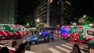 Un grave incendio en una comisaría de Palermo