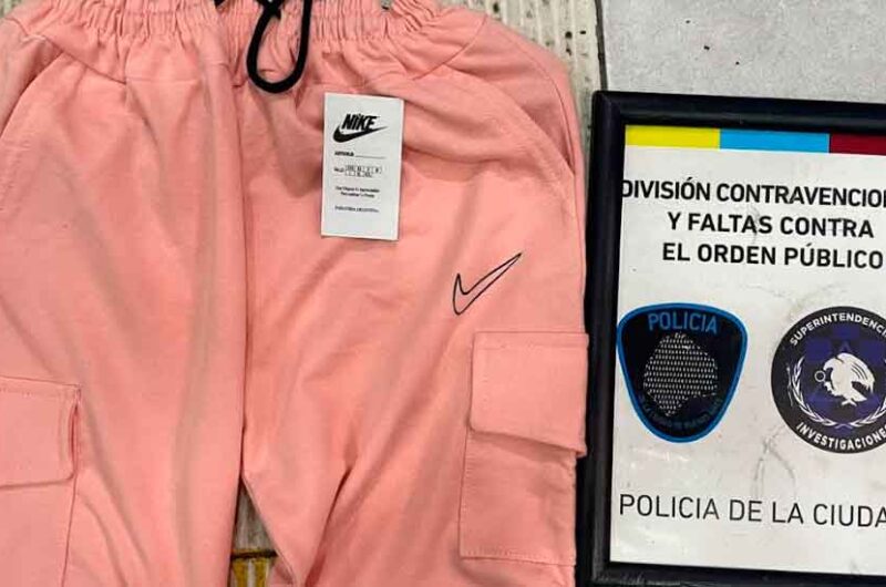 Ley de Marcas: más de 1.500 prendas incautadas de marcas falsificadas Ley de Marcas: más de 1.500 prendas incautadas de marcas falsificadas