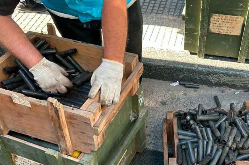 Secuestro de granadas y misiles en el Microcentro Secuestro de granadas y misiles en el Microcentro