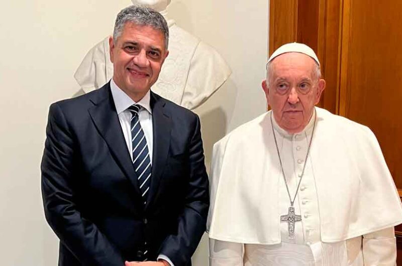 El Jefe de Gobierno fue recibido por el Papa Francisco