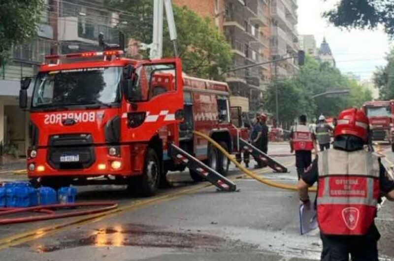 Edesur informó las causas del incendio en Caballito