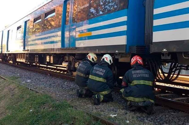 Una persona fue arrollada por una formación del tren Sarmiento