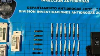 Vendían jeringas con THC sintético y fueron detenidos