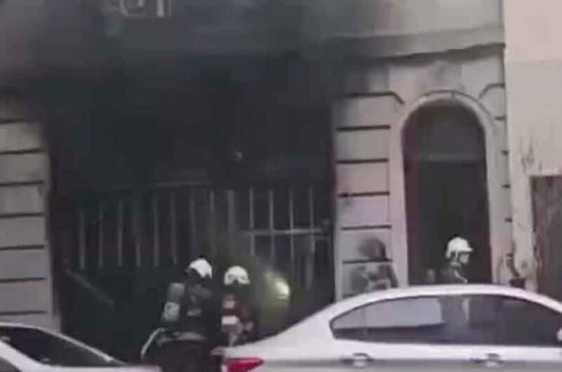Feroz incendio en un edificio de Balvanera Feroz incendio en un edificio de Balvanera
