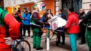 Emergencia: Se incendió un edificio en Palermo