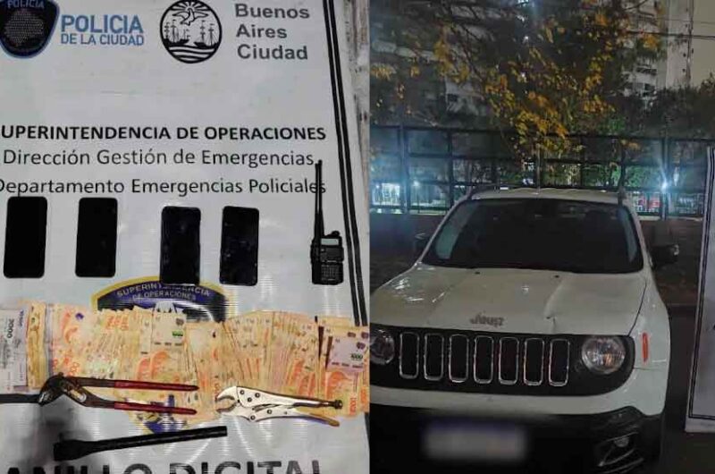 Detienen a cuatro delincuentes con un inhibidor de señal
