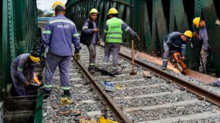 Comenzaron los trabajos sobre el puente de Figueroa Alcorta