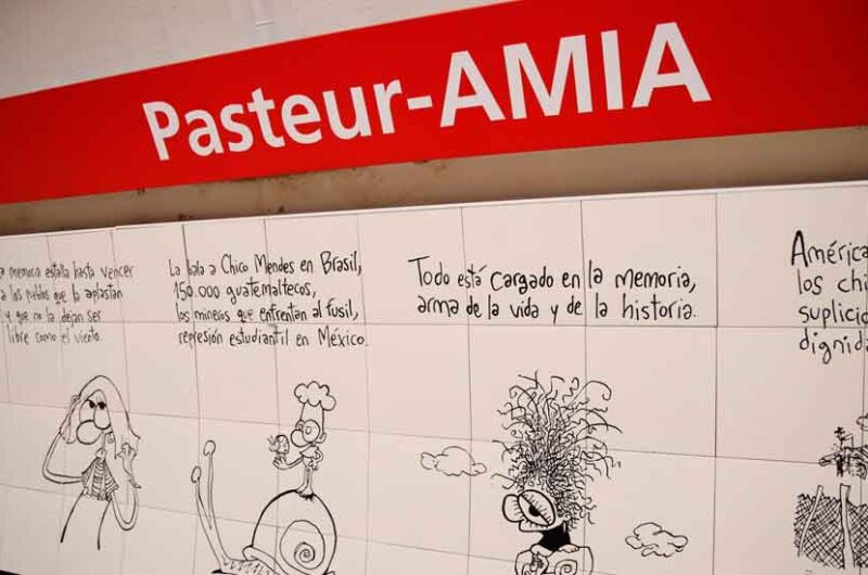 Terminó la renovación y reabre la estación Pasteur-AMIA Terminó la renovación y reabre la estación Pasteur-AMIA