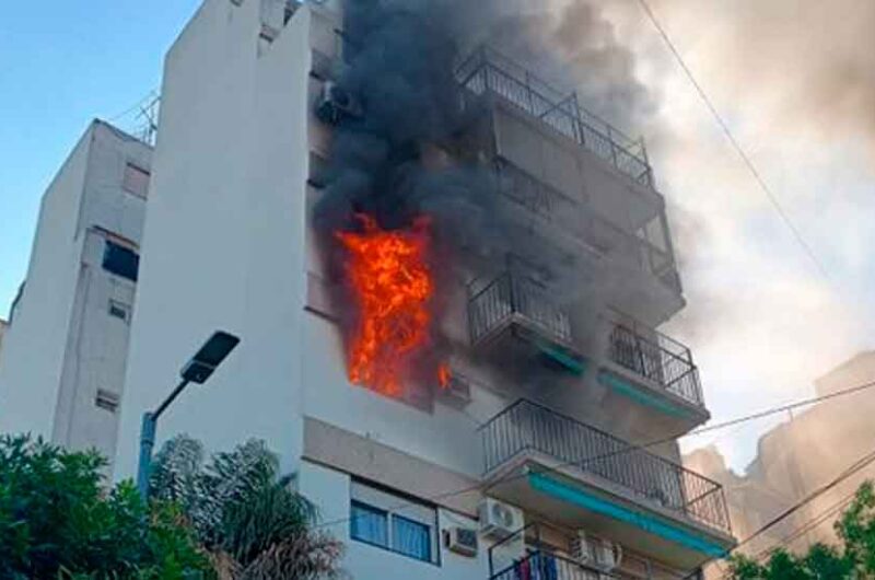 Un incendio se desató en un departamento de Culpina al 500 Un incendio se desató en un departamento de Culpina al 500