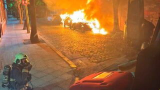 Investigan un ataque de quemacoches en San Cristóbal