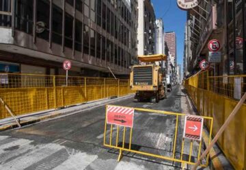 Microcentro: comenzó las obras de reconversión de las calles