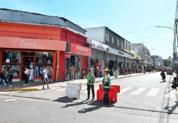 Desalojan a manteros de la Avenida Avellaneda