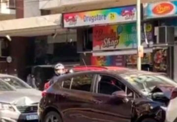 Tres heridos tras un choque múltiple en Flores