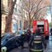 Dos hospitalizados tras el incendio en un edificio de Flores