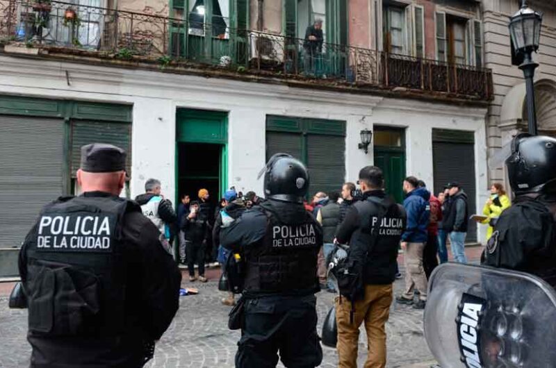 La Ciudad desalojó un inmueble ocupado en el Casco Histórico