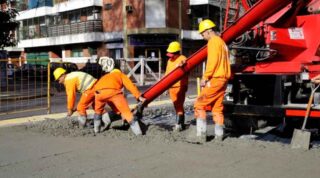Avanzan las obras de mantenimiento del Metrobus Juan B. Justo