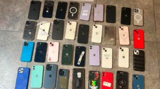 Allanan una casa que era usada como depósito de celulares robados