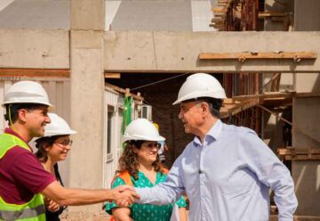 Avanza la construcción de un nuevo Polideportivo en Chacarita