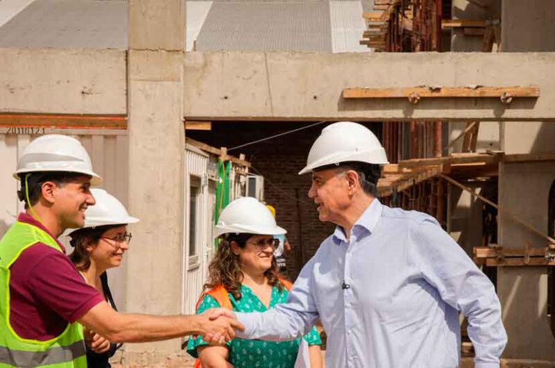 Avanza la construcción de un nuevo Polideportivo en Chacarita