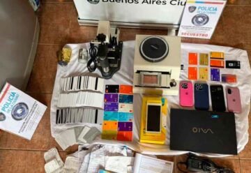 La Policía desbarató una "usina clonadora de tarjetas”