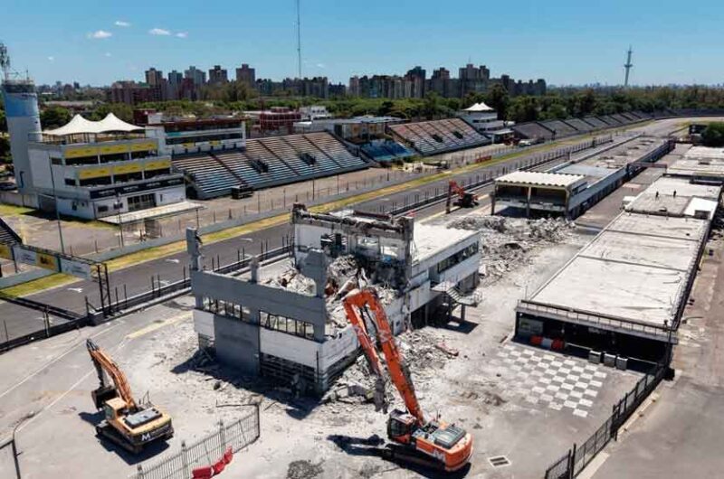 Empezaron las obras para modernizar el Autódromo