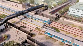 Nuevo Bajo nivel del Tren Sarmiento en Caballito