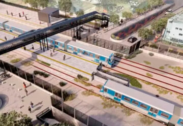 Nuevo Bajo nivel del Tren Sarmiento en Caballito