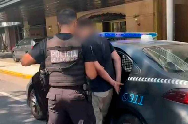 El CMU lo detectó y la Policía persiguió y detuvo a un ladrón