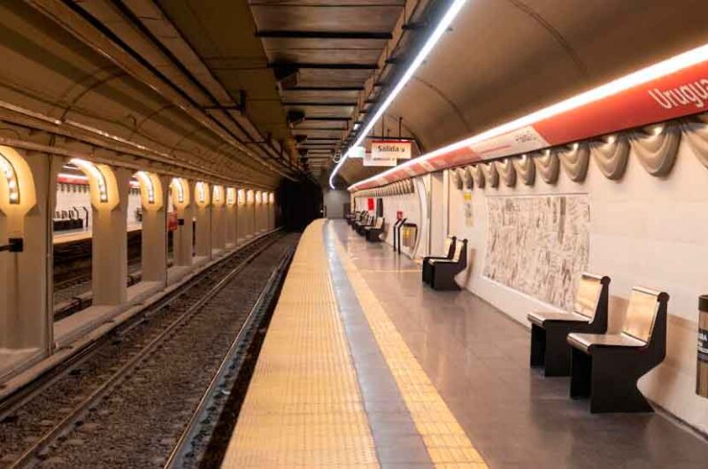 Subte: Reabre la estación Uruguay