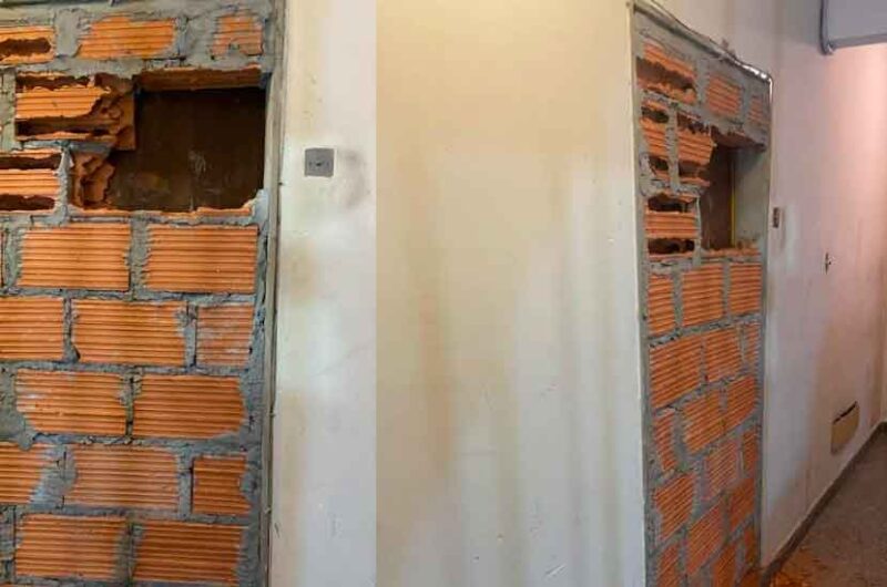 Detuvieron a tres personas que intentaban ingresar a un búnker narco tapiado