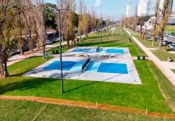 El Parque Francisco Urondo suma las primeras canchas de pickleball