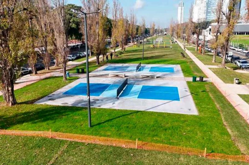 El Parque Francisco Urondo suma las primeras canchas de pickleball El Parque Francisco Urondo suma las primeras canchas de pickleball