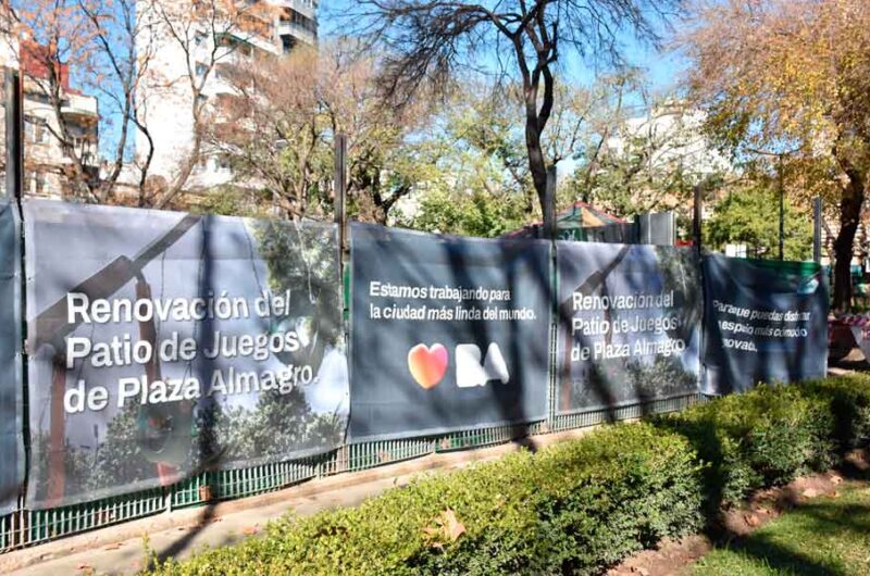 Ciudad: avanza la puesta en valor de la Plaza Almagro Ciudad: avanza la puesta en valor de la Plaza Almagro