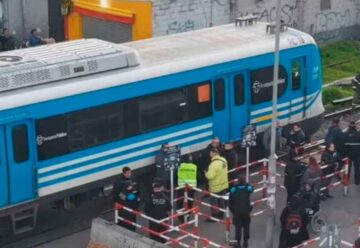 Una mujer fue arrollada por un tren en Liniers Una mujer fue arrollada por un tren en Liniers
