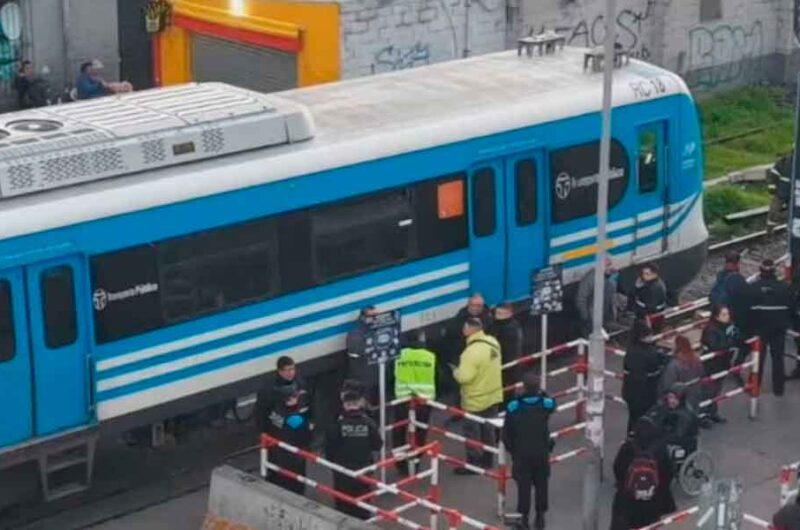 Una mujer fue arrollada por un tren en Liniers Una mujer fue arrollada por un tren en Liniers